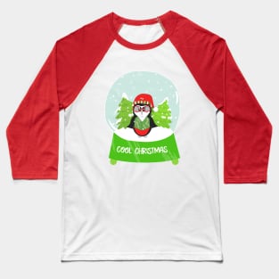 COOL Christmas Penguin Snowglobe Baseball T-Shirt